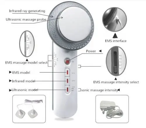 

Ultrasound Cavitation EMS Body Slimming Massager Weight Loss Lipo Anti Cellulite Fat Burner Galvanic Infrared Ultrasonic Therapy