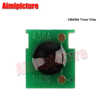 

For HP LaserJet P1505/M1522/M1120 printer chip CB436A 436 36 36A 436A Toner Cartridge Chip printer parts 20PCS/LOT free shipping