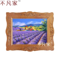 Dollhouse 1:12 scale Wholesale miniature classical lavender garden oil painting D-13