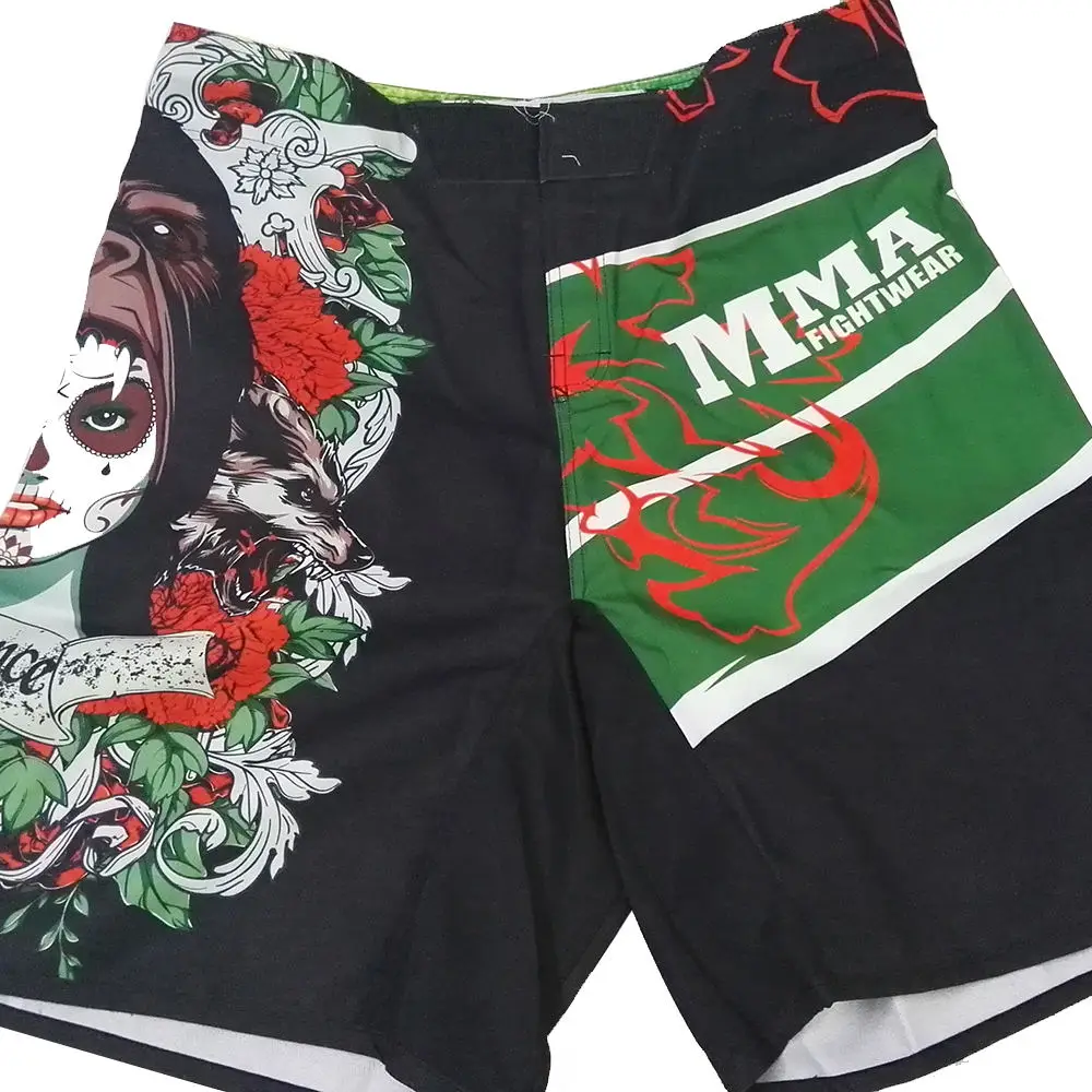 

MMATrunks New Men's MMA Sublimation Printed Boxing Trunks Muay Thai Mma Crossfit Shorts Kick Boxing Cheap Fitness Training Pant