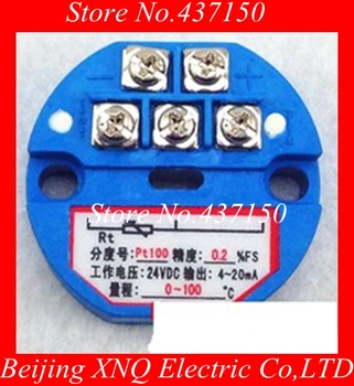 

100PCS X New PT100 Temperature Transmitter Sensor 4-20mA putout -50-100 degree,0-100,200,300,500degree STD-420 ,RTD