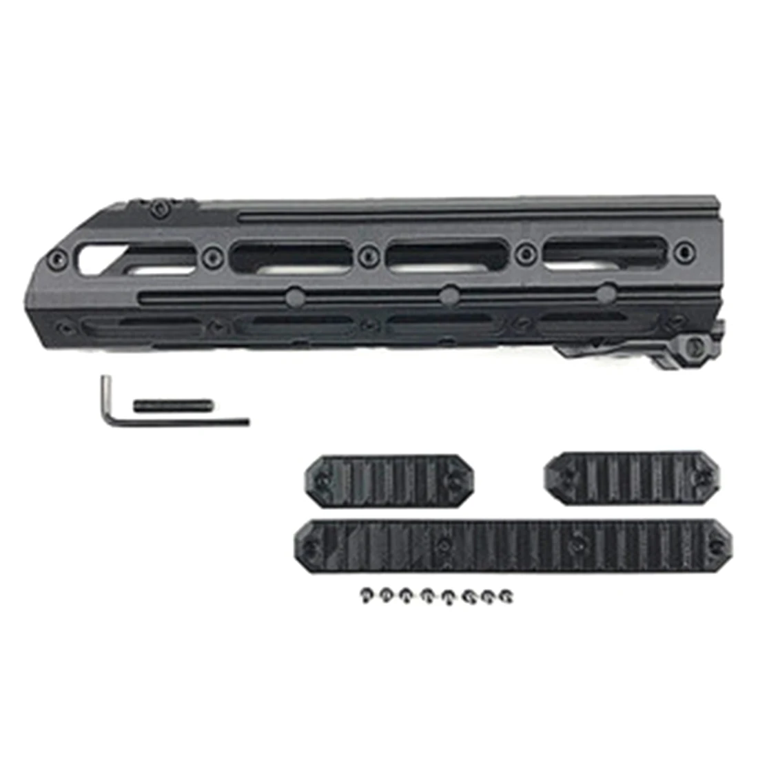 

for JM10-HM-A Type 3D Printed Tactical Handguard +64/164mm Tactical Rail for JM Gen.10-ACR Water Gel Beads Blaster - Black