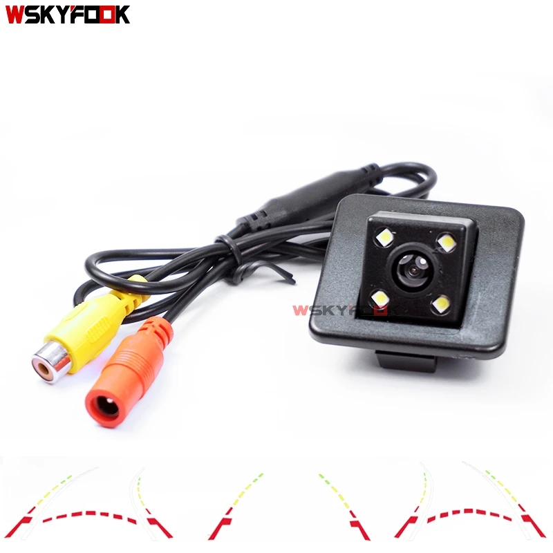 

CCD HD car rear view reverse Camera for Kia k3 parking camera Dynamic trajectory line night vision wide view