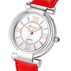 Новый Римский номер браслет часы для женщин модные часы 2018 повседневное Кожа Роскошные Кварцевые часы Женские наручные часы relogio feminino