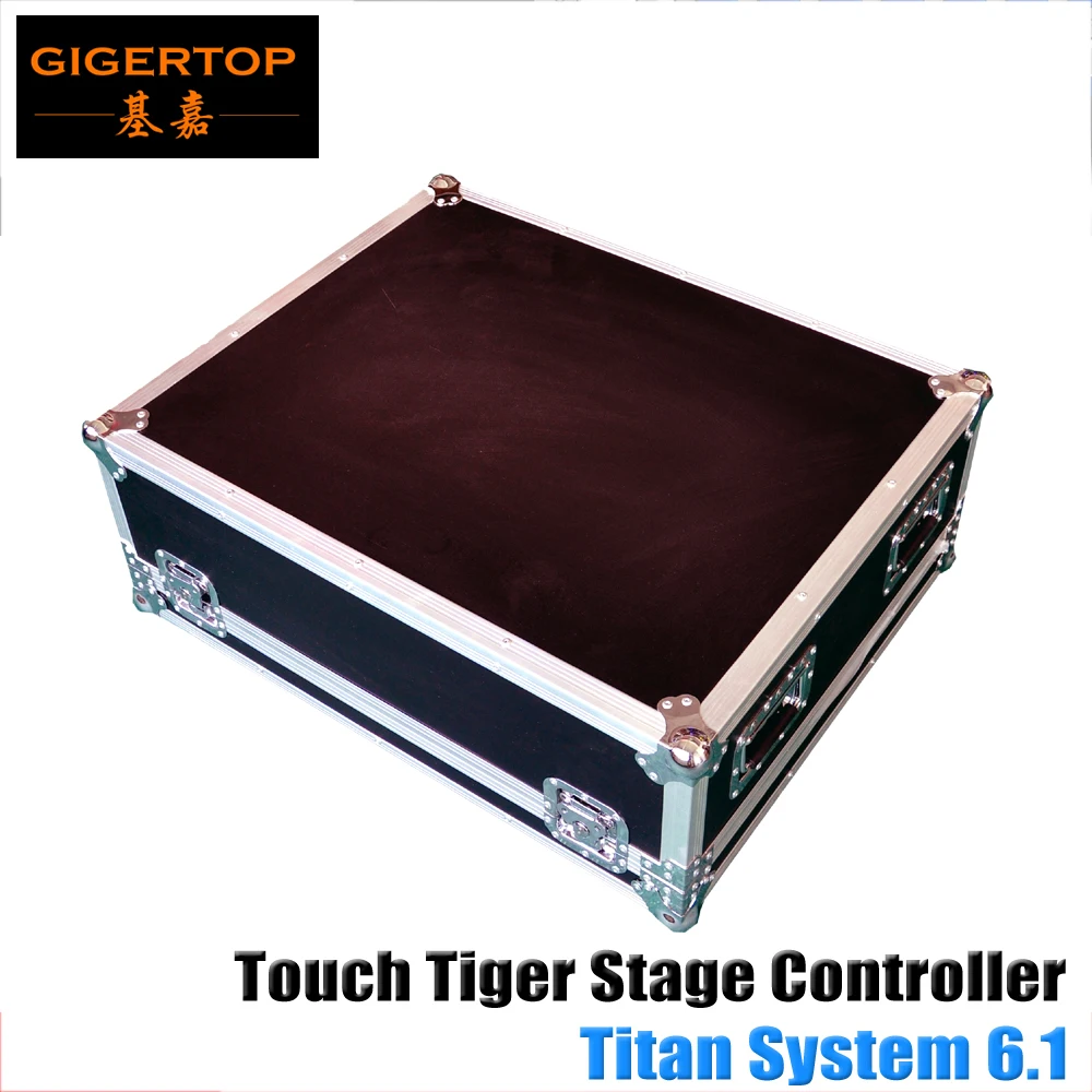 

Touch Tiger Titan 6.1 System Stage Light DMX Controller Flightcase Packing Touchable Screen 64G Hard Disk Core Duo processor