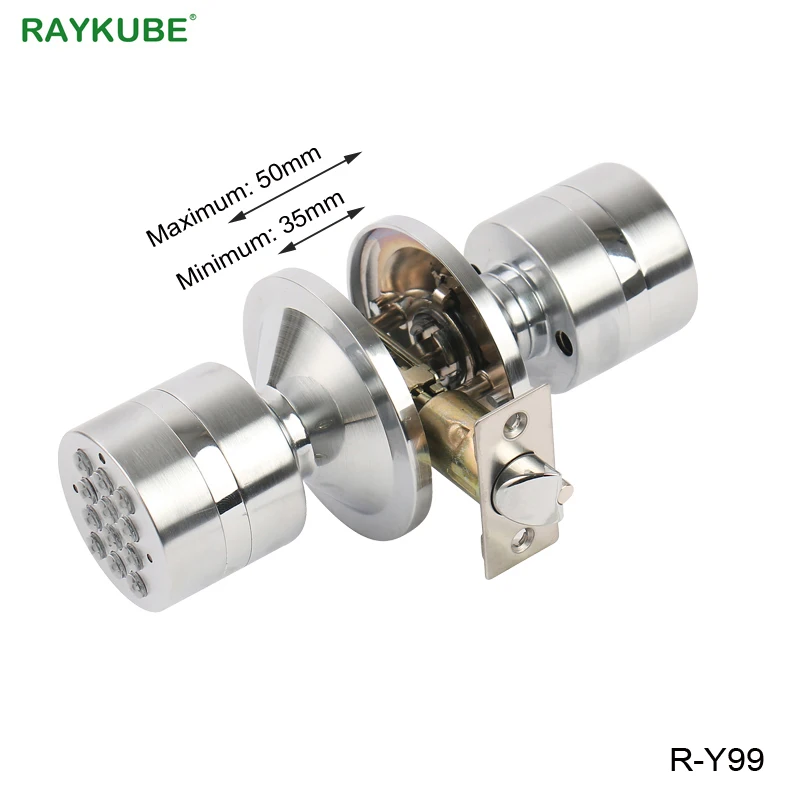 Raykube Digital Electronic Lock Keyless Entry Knob Door Lock