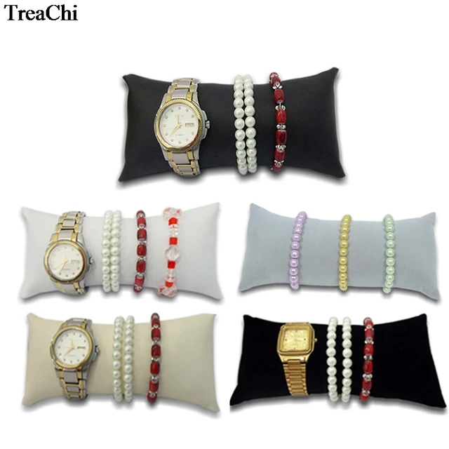Retail Large Size Jewelry Bracelet Bangle Display Pillow Holder Watch