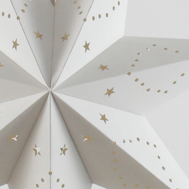 Christmas Decoration Origami Pendant Light Creative Twinkle Star Lighting Holiday Pendant Lamp Hang Coffee Dining Living Child's