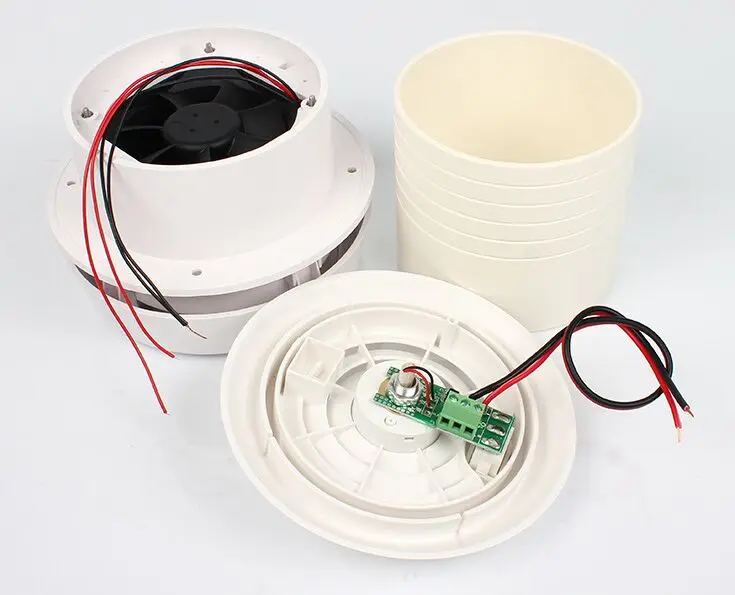 Trailer roof Air Ventilation Round vent for RV Caravan mini Vent fan with low noise and strong wind 12V