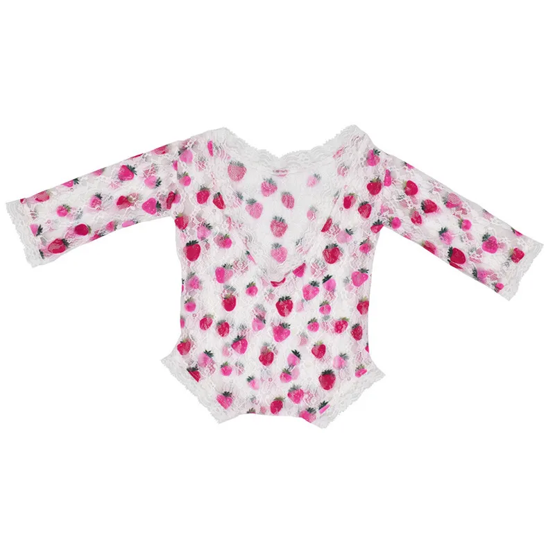 Ylsteed/реквизит для фотосессии новорожденных; детский кружевной комбинезон с цветочным рисунком; комбинезон с открытой спиной; Одежда для новорожденных; одежда для маленьких девочек