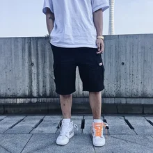 Летние брендовые шорты с несколькими карманами, мужские шорты в стиле хип-хоп по колено, шорты в стиле карго