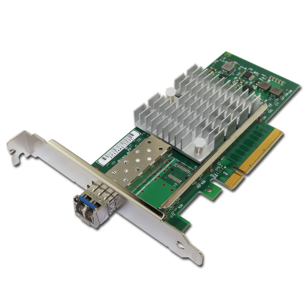 Winyao WYX520-LR1 10 Гбит/с 1310nm LC fibre pci-e 8x Ethernet Server Adapter с SFP + 82599 X520-LR1 10000 Мбит/с NIC