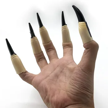 

10Pcs/lot New witch simulation finger Halloween props funny toys