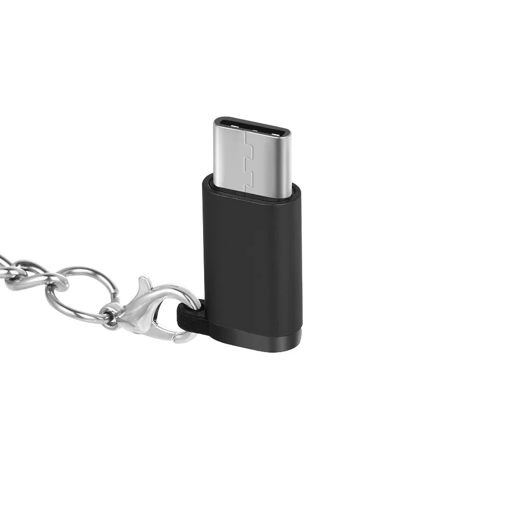 Новая мода USB 3,1 type C OTG адаптер Micro USB мама к type C мужской брелок для iPhone huawei Micro usb адаптер