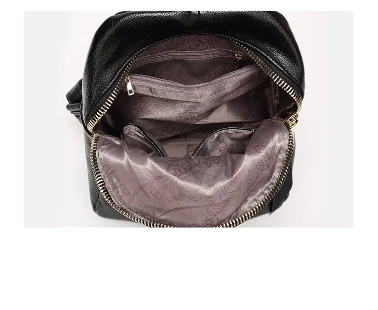 Женский рюкзак из натуральной яловой кожи, школьная сумка с карманом на молнии, дизайн, натуральная кожа, женская сумка через плечо