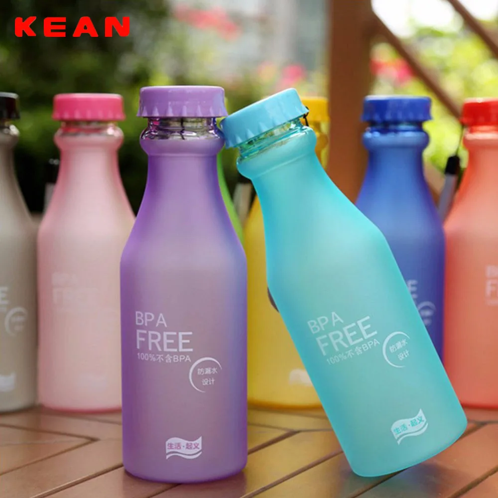 

Hot KEAN 550ML BPA Free Portable Leak-proof Water Bottle Outdoor Bicycle Sports Drinking Fruit Infuser Plastic Water Bottles -TN