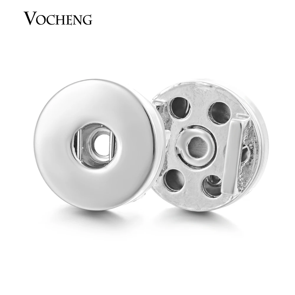 Vocheng 18 мм Металлические Кнопки конечные бусины в форме цветов подходит DIY