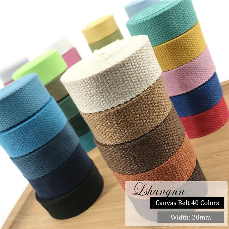 New 20mm Canvas bing 45 YardsLength Heavy Canvas bing Strap