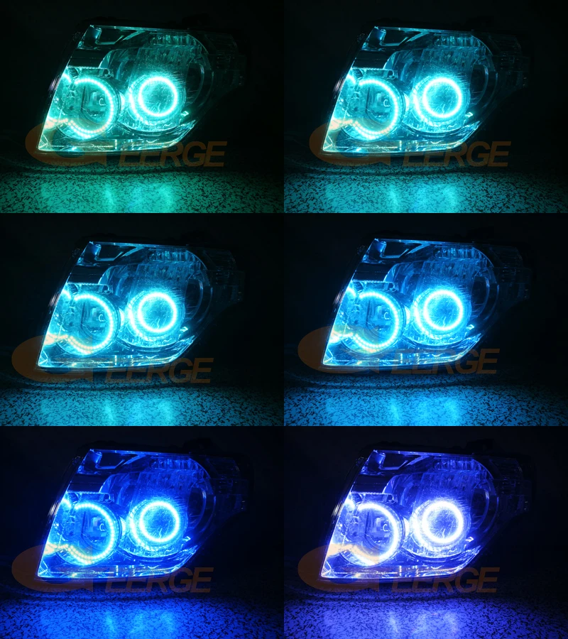 Mitsubishi pajero 2006 2007 2008 2009 2010 2012 2013 2014 2015 2016 RGB led angel eyes(5)