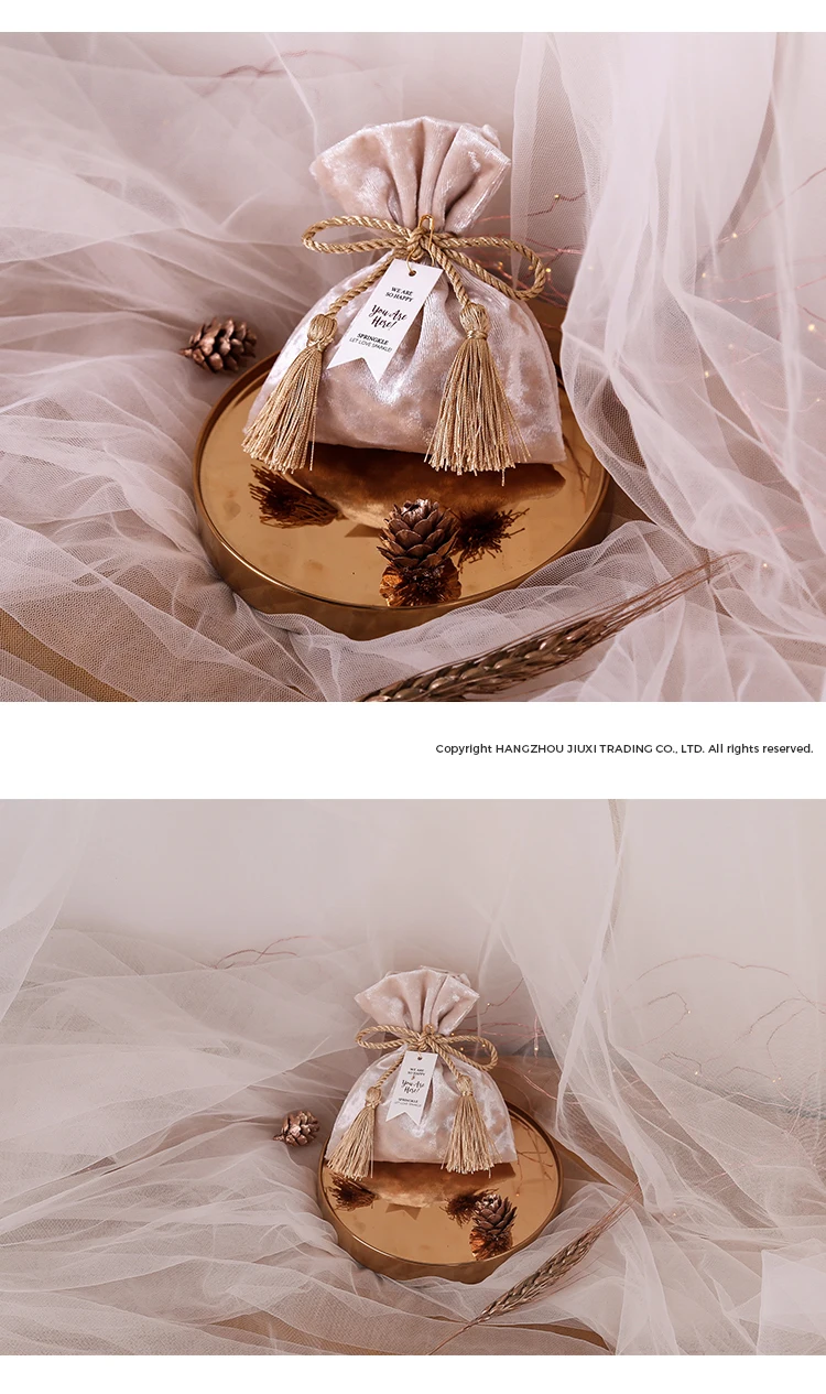 Бархатные свадебные сувениры и подарочные коробки украшения на день рождения для гостей детский душ гостей Свадебные украшения
