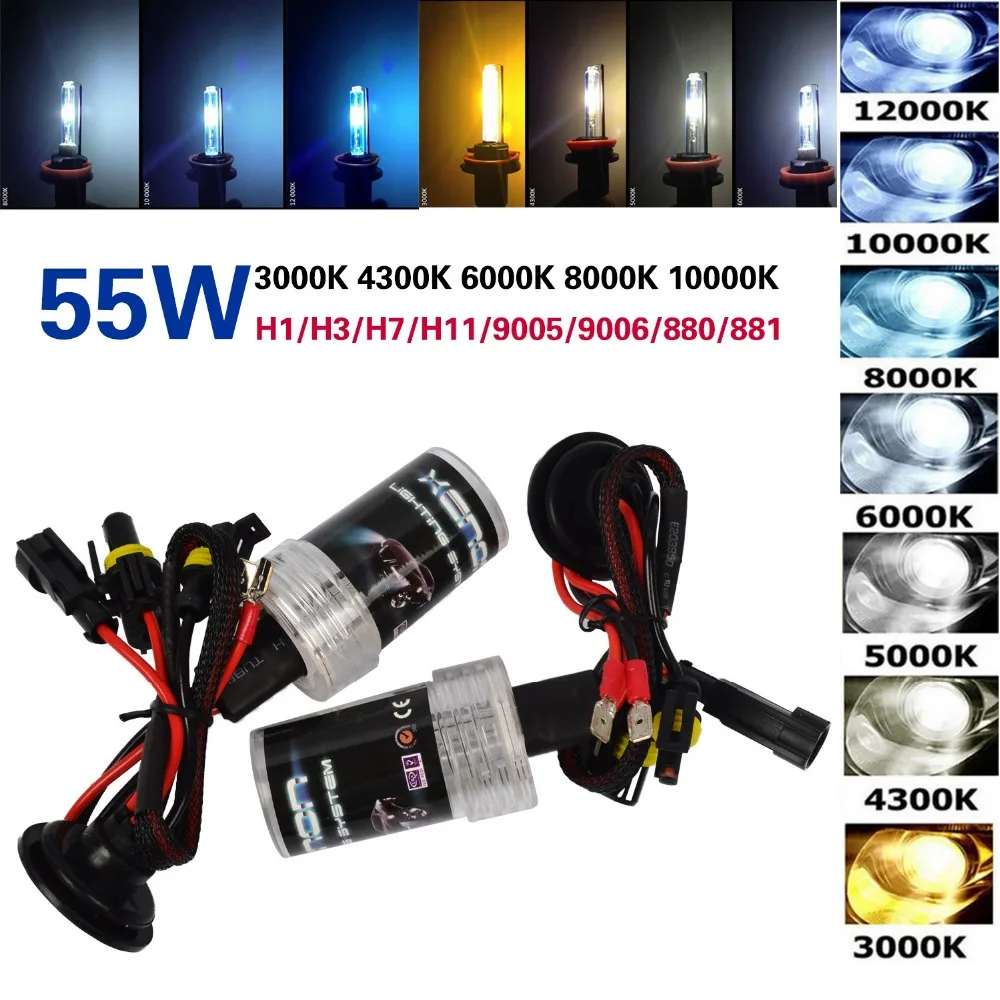 Taitian 2 шт. 150 Вт Hid ксеноновый балласт + 55 свет 12 В 4300 К h7 автомобильная лампа супер
