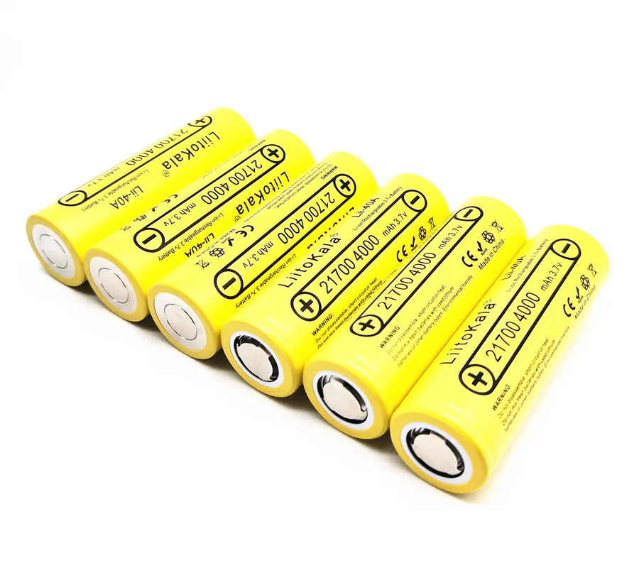 Li-ion 3,7 V 21700 4000 mAh Li-Ion 14,8 W литий-ионный аккумулятор Перезаряжаемый маяком Электрический велосипед инструмент