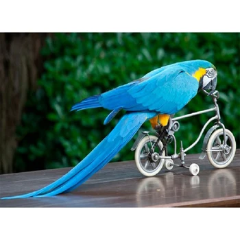 

5D DIY Diamond Embroidery Cycling Parrot Animal Crystal Mosaic Home Decorative Wall Painting Z95