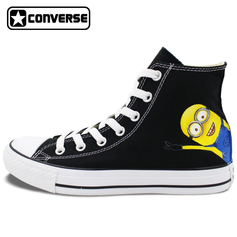 Prix pour Femmes Hommes Baskets Converse All Star Homme Femme Chaussures Despicable Me Minions Design Peint À La Main Toile Chaussures High Top Prix pour Femmes Hommes Baskets Converse All Star Homme Femme Chaussures Despicable Me Minions Design Peint À La Main Toile Chaussures High Top