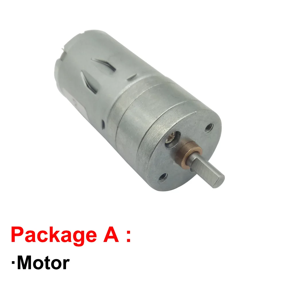 6V 12V 24V Micro DC Geared Motor Low Speed 12 To 1360RPM Adjustable Speed Reversed For DIY Toys Motor Micro Smart Device