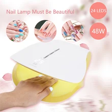 Manooby новая лампа для ногтей Светодиодная лампа для маникюра 48 Вт Интеллектуальная Индукционная лак для ногтей Клей лампа для высушивания для домашнего салона
