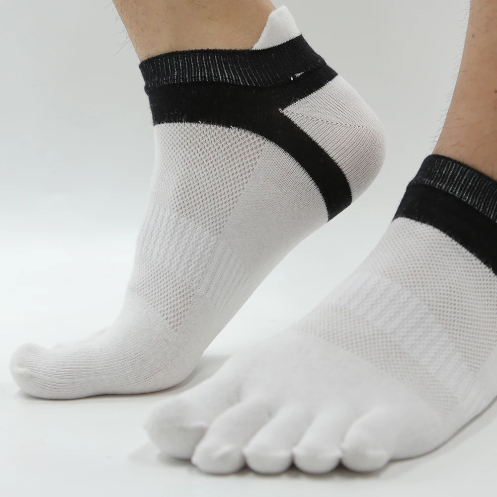 Men's Run Lightweight No-Show Toe Socks