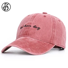 FS уличная хип-хоп модные бейсболки женские мужские винно-красные хлопковые летние бейсболка для папы Bone Casquettes Homme