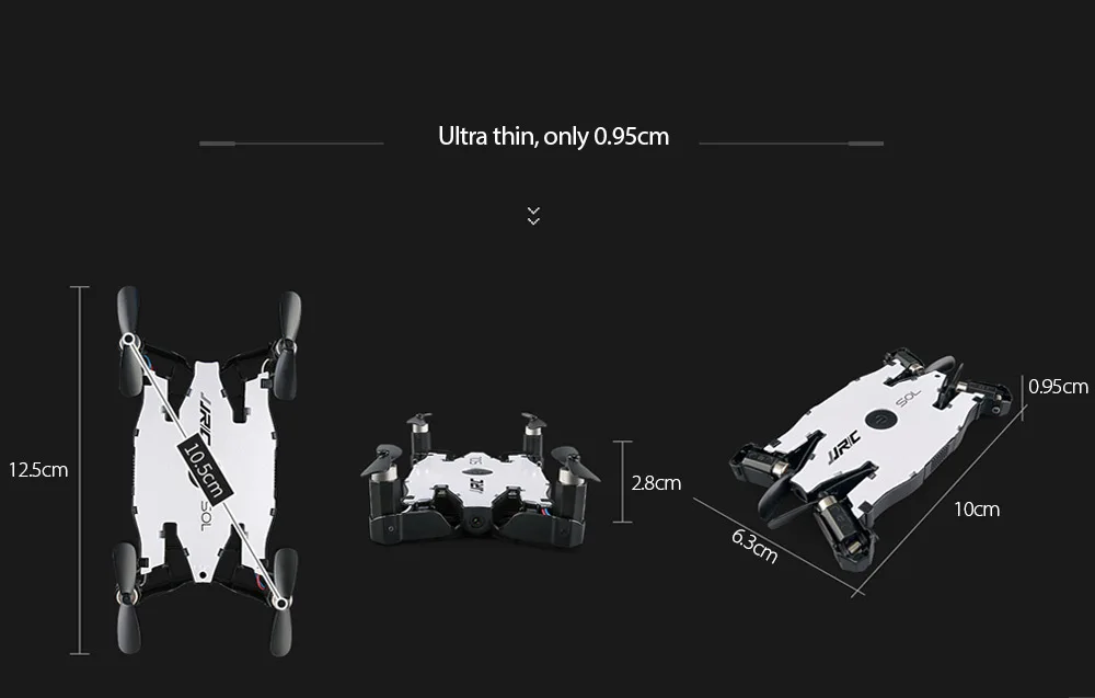 JJRC JJRC H49 RC Drone SOL Ultrathin Wifi FPV Selfie Drone (3)
