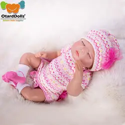 OtardDolls 20 "Bebe Кукла Новорожденный 50 см мягкий винил Reborn baby кукольные бонеки игрушечные лошадки реалистичные спальный для детей подарок на