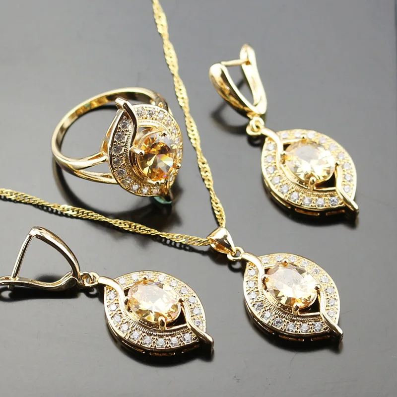 Buy Jewelry Set For Women Noblest Orange