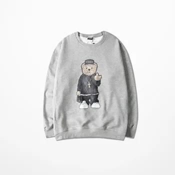 

New Dr. Dre N.W.A. Sweatshirt Straight Outta Compton Nwa Ice Cube Dr Dre Eazy E Dj Yella Mc Ren Hip Hop Cartoon Bear Hoodie Men