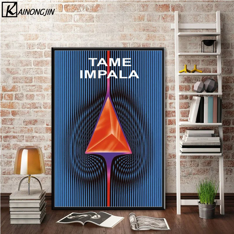 Art Poster Tame Impala Psychedelic Rock Band Posters and Prints Wall Picture Canvas Painting Room Home Decoration - Цвет: 016