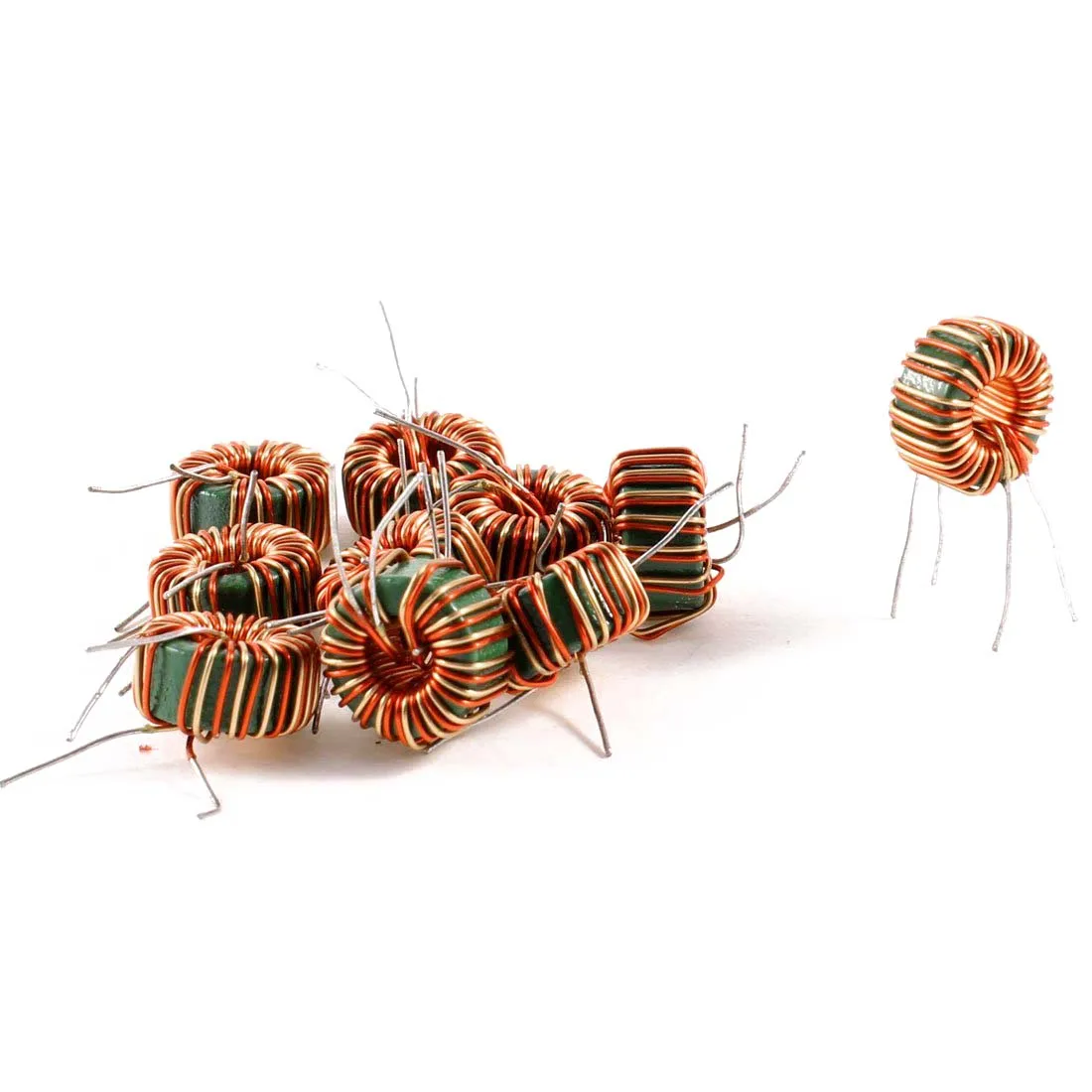 

10 Pcs Toroid Core Common Mode Inductor Wire Wind 2MH 40mOhm 2A Coil