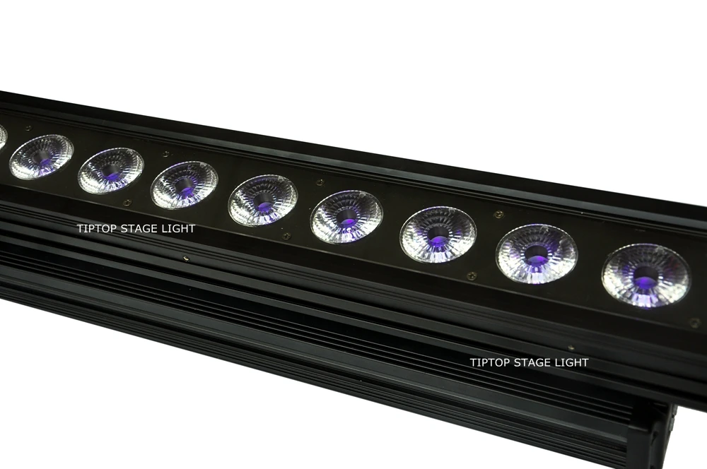 Tiptop сценический прожектор DMX512 напольный 18x12 Вт светодиодный настенный светильник 1 м Длина Линейный диммер без мерцания алюминиевый корпус пиксельный бег