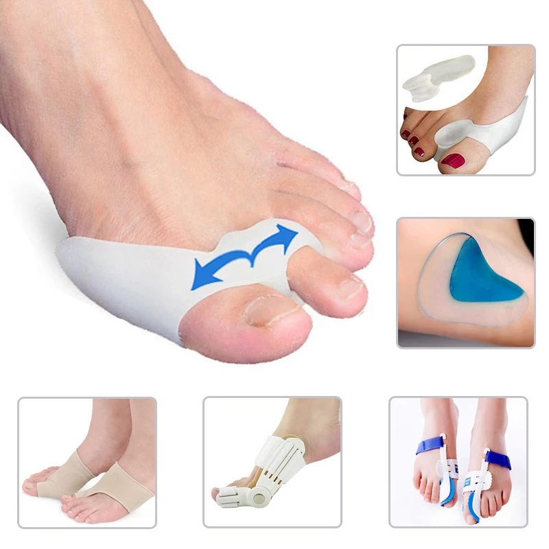 Foot Care Tool Toe Separators Beetle-Crusher Adjuster Bone Thumb Splint Stretcher Hallux Valgus Bunion Corrector Straightener