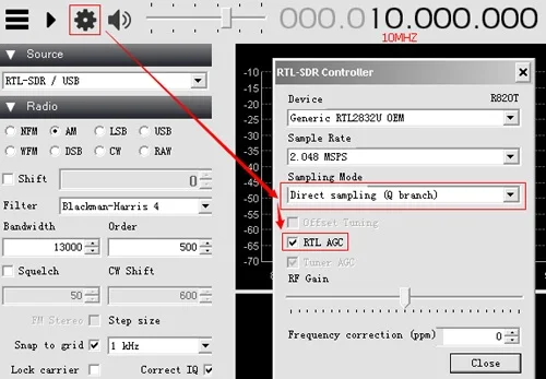 cable box for tv Ham Radio Receiver 100KHz-1.7GHz full Band UV HF RTL-SDR USB Tuner RTLSDR USB dongle with RTL2832u R820t2 RTL SDR Receiver apple tv box