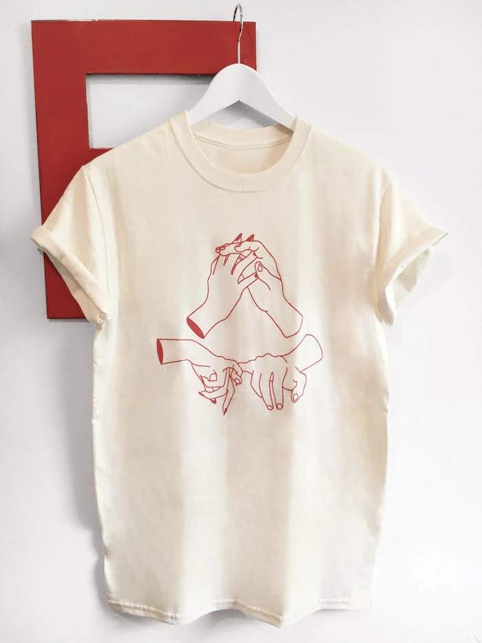 

Our Hands T-Shirt cotton funny simple street style Summer Best friends unique gifts women fashion grunge tumblr graphic tee tops
