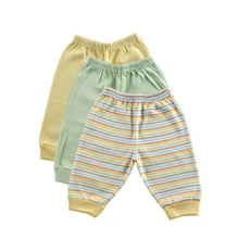 3 предмета в партии, Длинные Хлопковые Штаны для маленьких мальчиков детские брюки одноцветные мягкие модные хлопковые брюки детская одежда весенняя одежда для младенцев