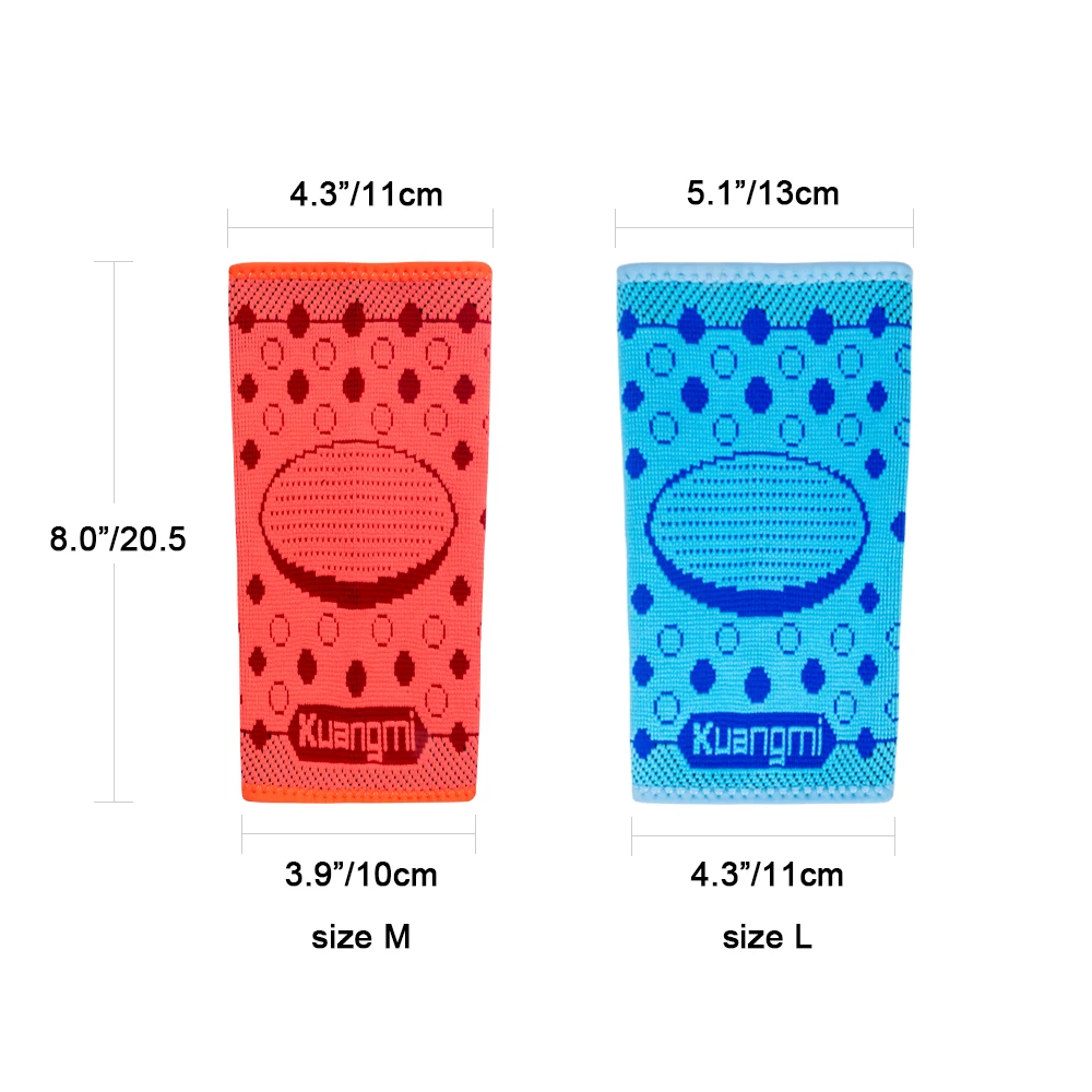 Kuangmi 1 пара Детские наколенники эластичные наколенники Спортивные Поддержка предотвратить ребенка от травмирования дети сжатия
