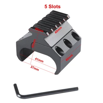 

Tactical Hunting Rifle Gun Scope Swivel Converter 20mm Picatinny Weaver Rail Mount Base Adapter Base For Laser Sight Flashlight