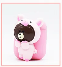 

Cute 3D Cartoon Silicone Case For Apple Airpods Accessories Protective Cover Bluetooth Earphone Case