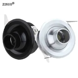 Zinuo 1 Вт 3 Вт мини Светодиодные прожекторы светодиодные фонари с кабинетом Питание для витрины Малый Дисплей счетчик AC85-265V