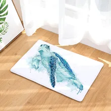 CAMMITEVER синие морские Черепашки животные Противоскользящие коврики для гостиной современный коврик для спальни мягкий и удобный ковер