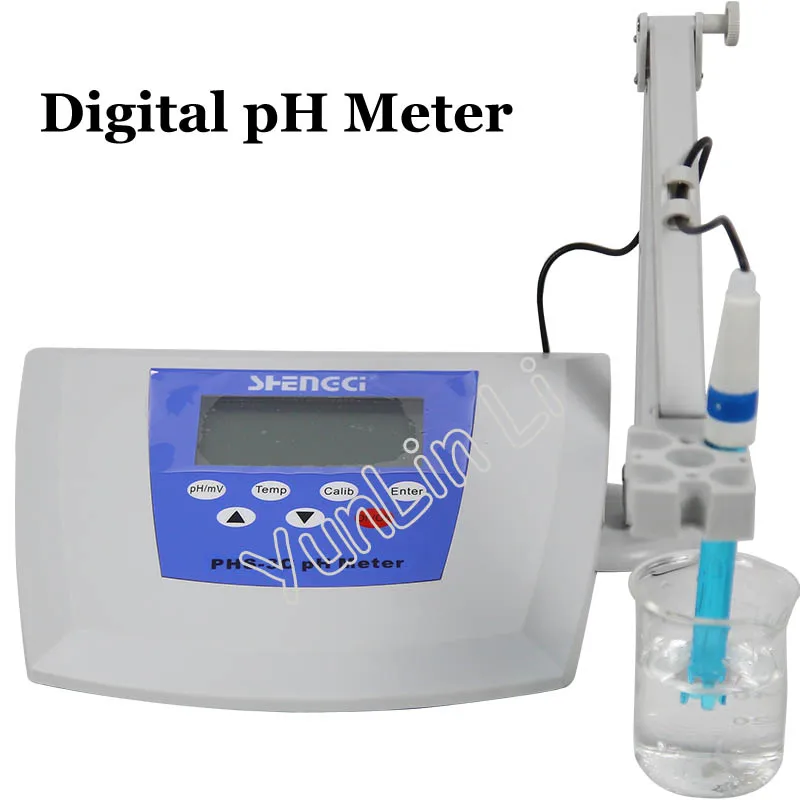 Digital pH Meter Acid and Alkali Tester High Precision PH Meter 220V pH ...
