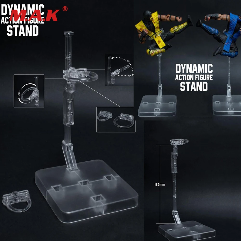 UNIVERSAL POSEABLE Dynamic Action Figure Doll Display Stand suits 1//6 1//12 1//9